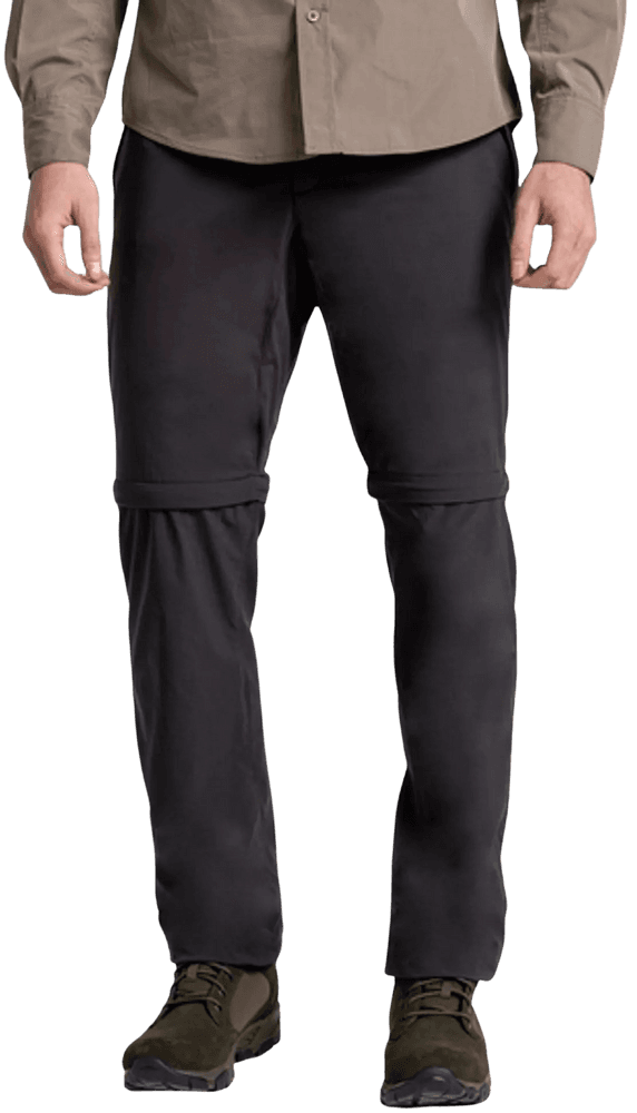 NosiLife Pro Convertible Trousers katkolahjehousut, mustaharmaa, view: 1