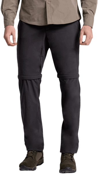 NosiLife Pro Convertible Trousers katkolahjehousut, mustaharmaa, view: 1