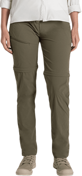 NosiLife Pro Convertible Trouser III naisten katkolahjehousut, Wild Olive, view: 2