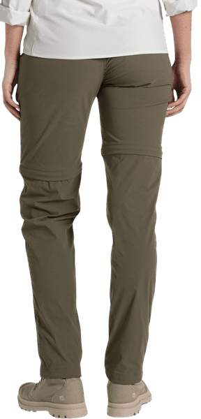 NosiLife Pro Convertible Trouser III naisten katkolahjehousut, Wild Olive, view: 1