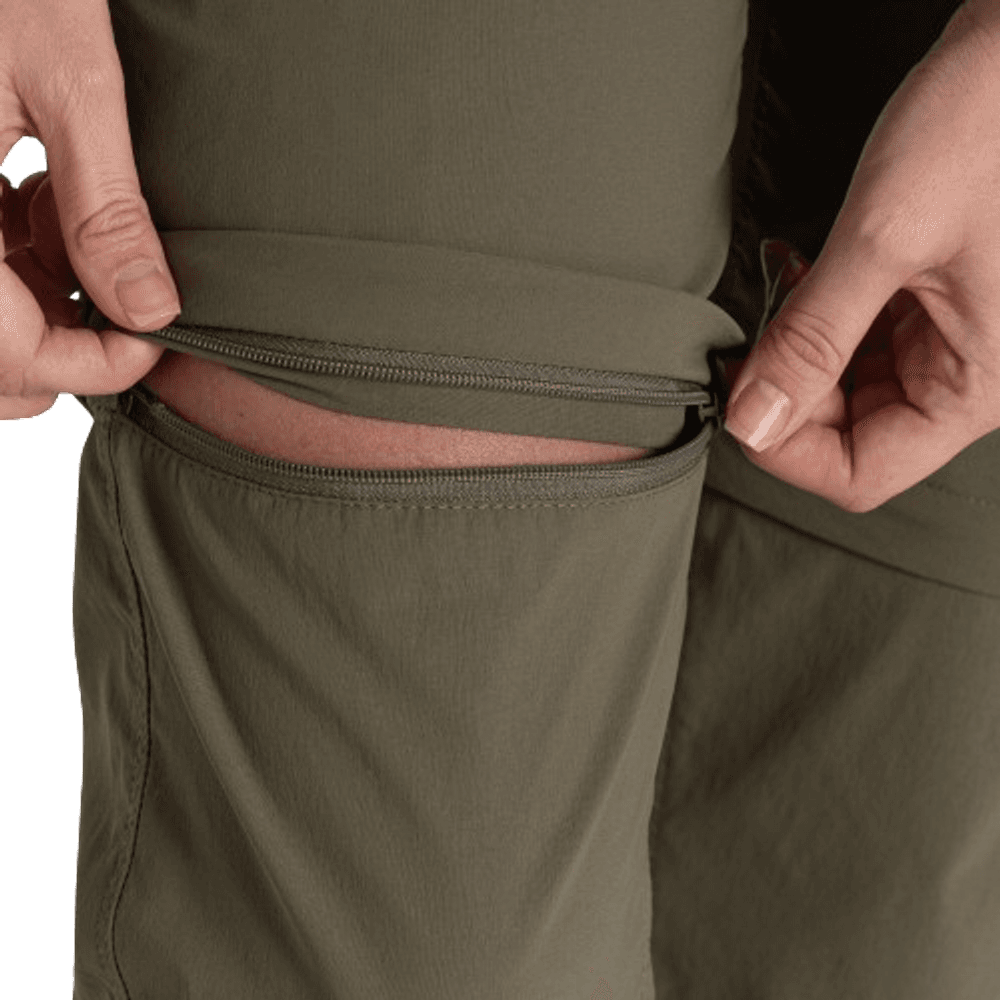 NosiLife Pro Convertible Trouser III naisten katkolahjehousut, Wild Olive, view: 8