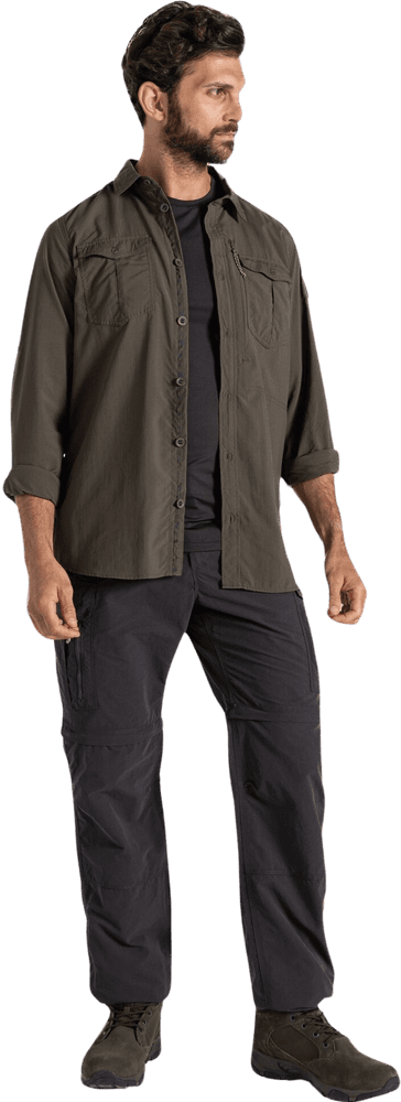 NosiLife Convertible Cargo katkolahjehousut, musta, view: 4