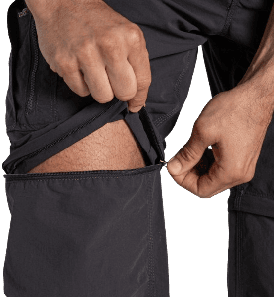 NosiLife Convertible Cargo katkolahjehousut, musta, view: 8