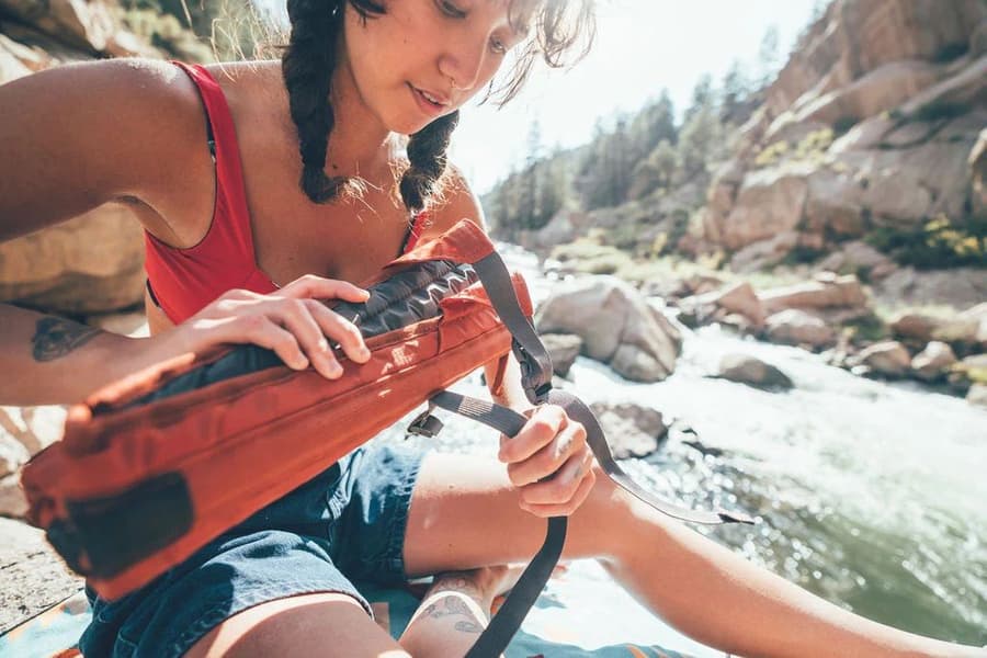 Hex 2.0 Original Chair tuoli, punainen/harmaa, view: 2