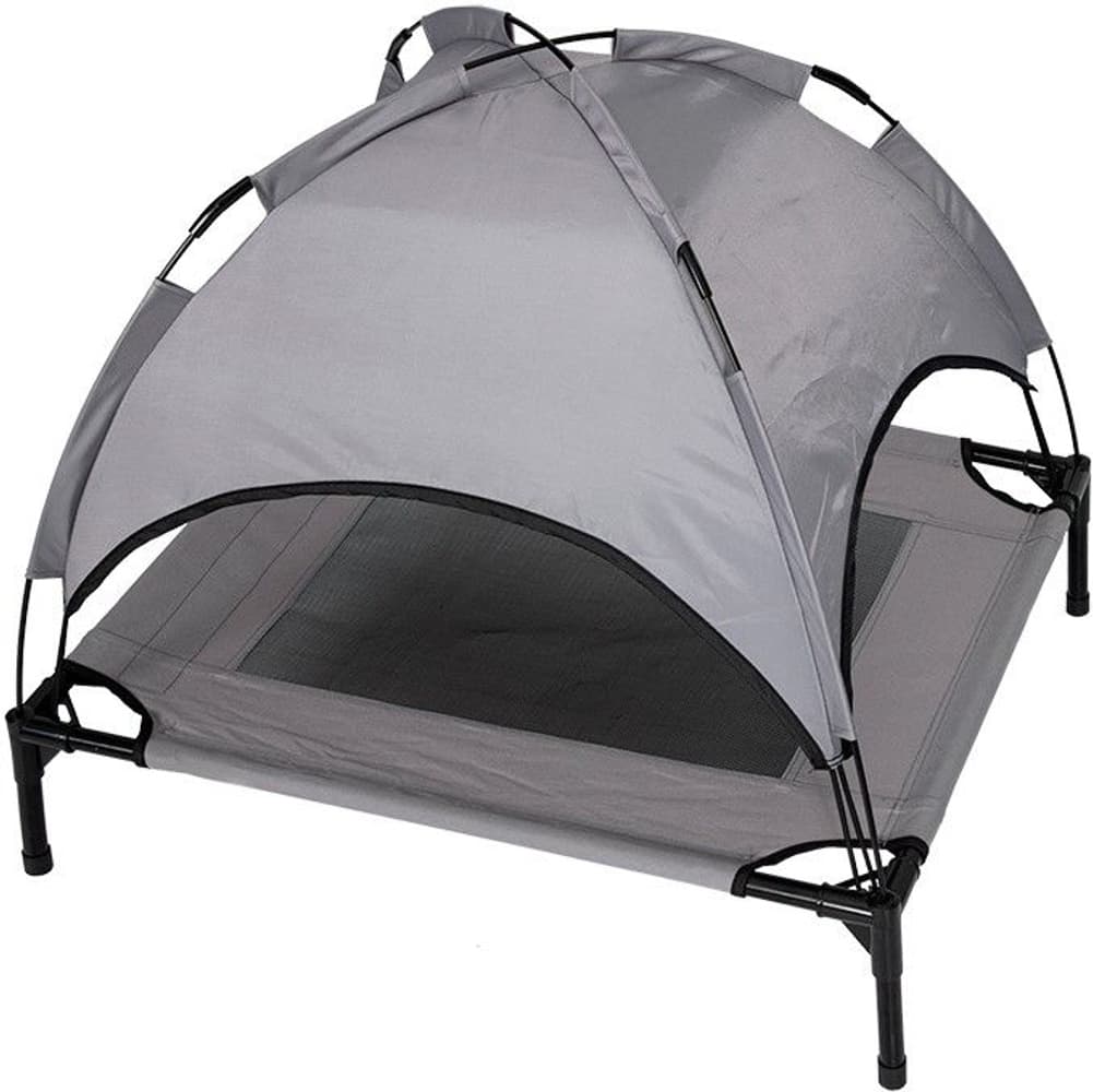 Dog Bed with Cover koiran peti aurinkosuojalla, S, view: 0