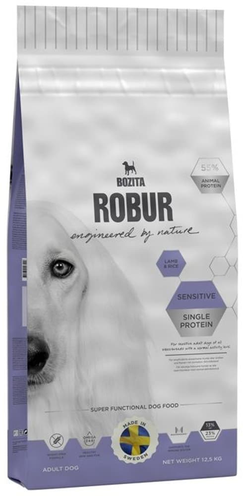 Robur Sensitive Single Protein Lamb 12.5 kg, view: 0