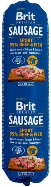 Sport nauta-kala -koiranmakkara 800 g, view: 0