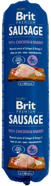 Chicken & Rabbit -koiranmakkara 800 g, view: 0