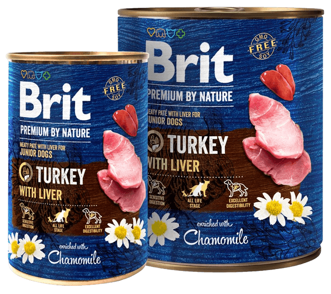 Brit Premium by Nature Turkey with Liver märkäruoka, 400g, view: 0
