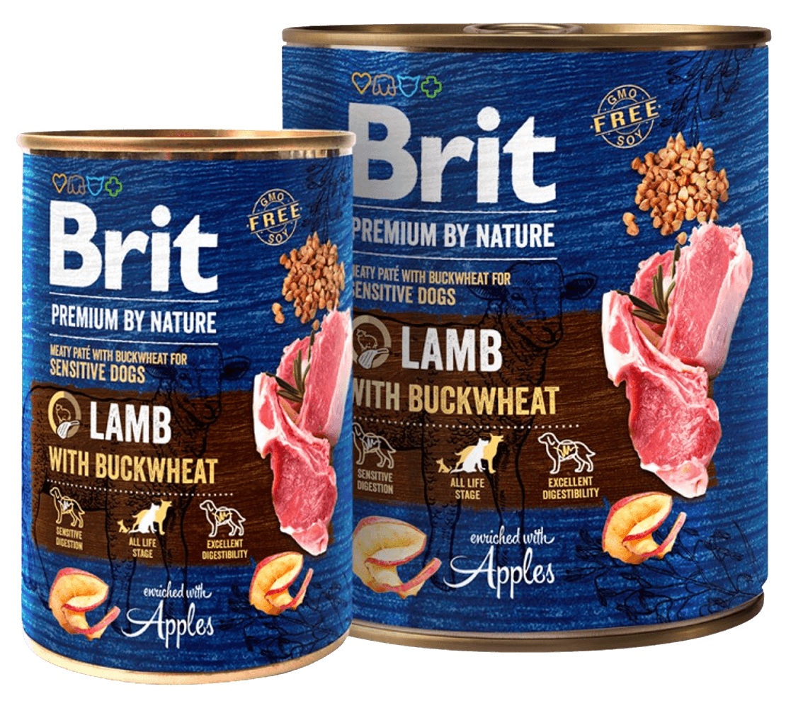 Brit Premium by Nature Lamb with Buckwheat märkäruoka, 400g, view: 0