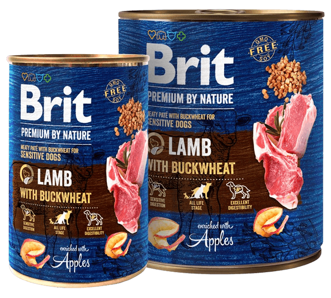 Brit Premium by Nature Lamb with Buckwheat märkäruoka, 400g, view: 0