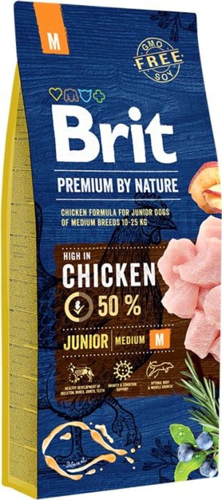 Brit Premium By Nature Junior Medium 15 kg, view: 0