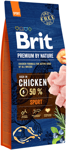 Brit Premium by Nature Sport täysravinto, 15 kg, view: 0