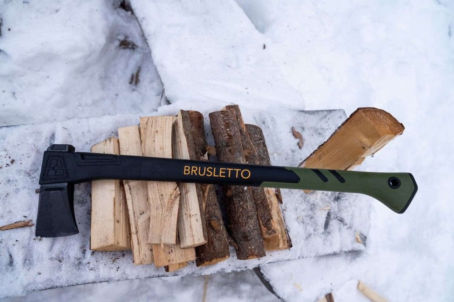 Kikut Splitting Axe 71 cm halkaisukirves, musta/vihreä, view: 2