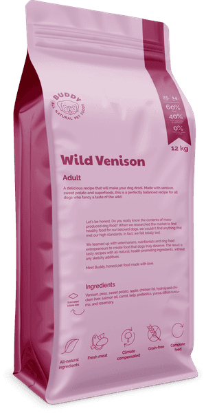  Wild Venison kuivaruoka, 12 kg, view: 0