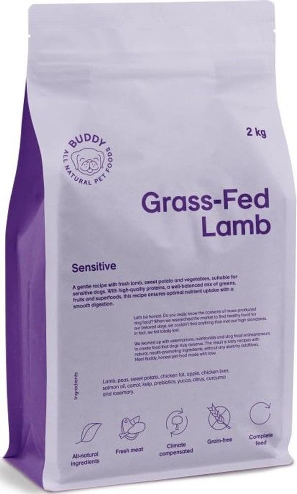  Grass-Fed Lamb kuivaruoka, 2 kg, view: 0