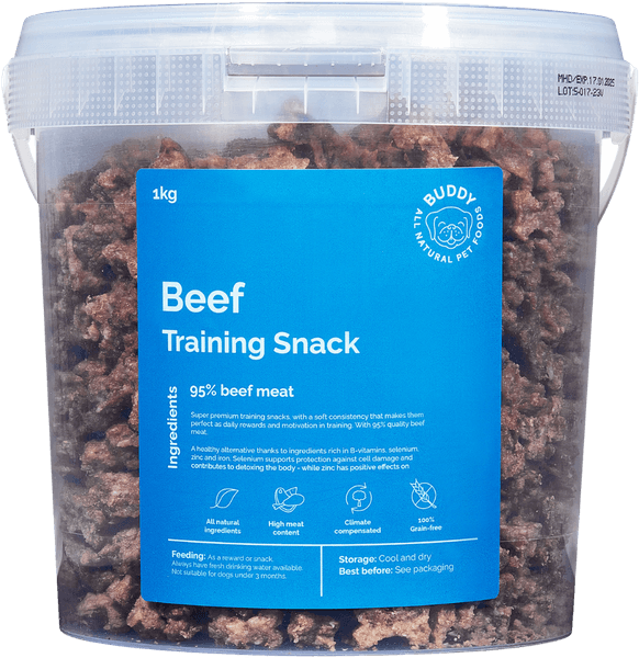  Beef Training Snackn koiran makupalat, 1 kg, view: 0