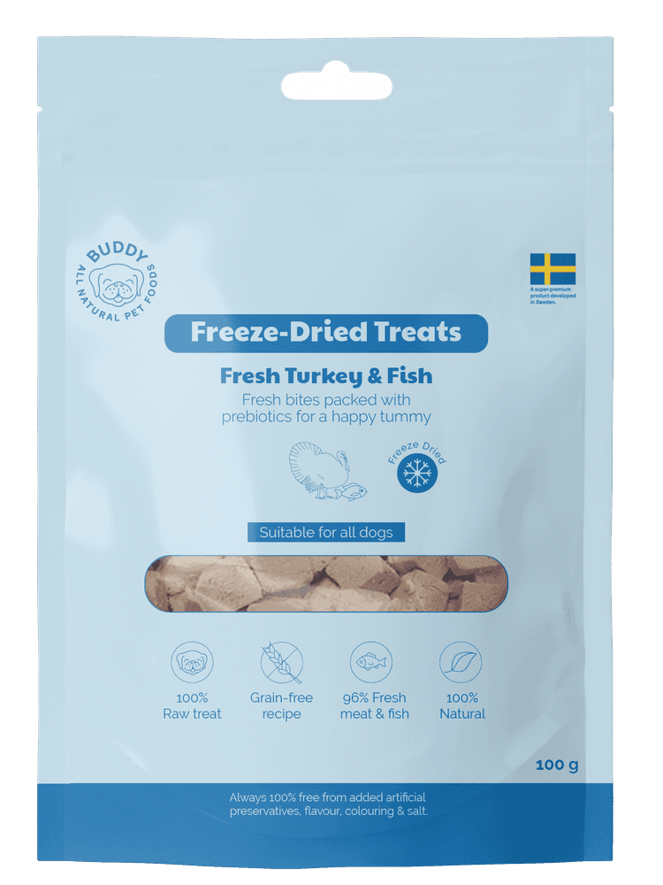 Freeze Dried Treats Raw Turkey & Fish 100g makupalat, view: 0