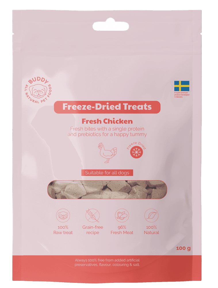 Freeze Dried Treats Singles Raw Chicken makupalat, 100g, view: 0
