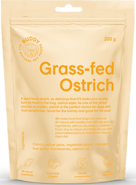 Semi-moist Snack makupala strutsi/karhunvatukka, 200 g, view: 0