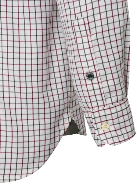 Charlow LS Shirt paita, Ivory & Blue Check, view: 3