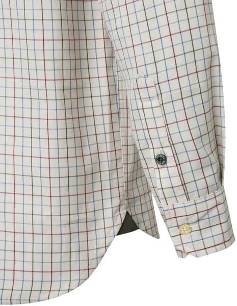 Charlow LS Shirt paita, White & Green Check, view: 3