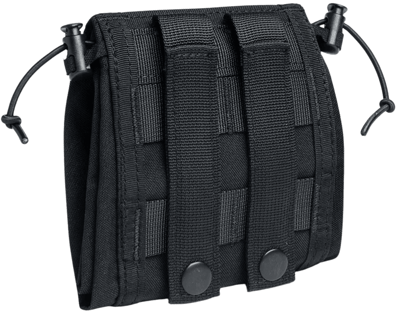 Foldable Dump Pouch pakkauspussi, Black, view: 2