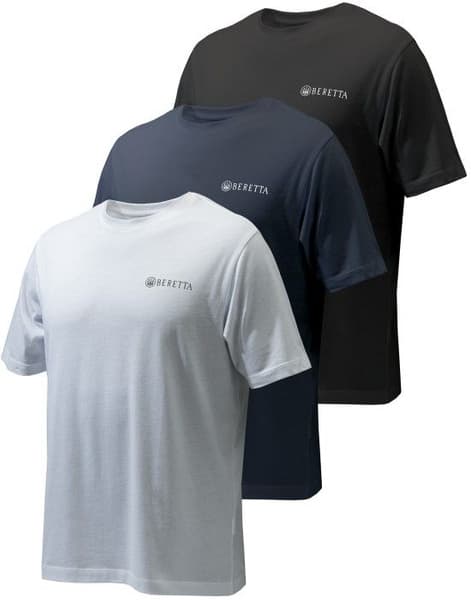 Corporate t-paidat, 3 kpl, sininen/musta/valkoinen, view: 0