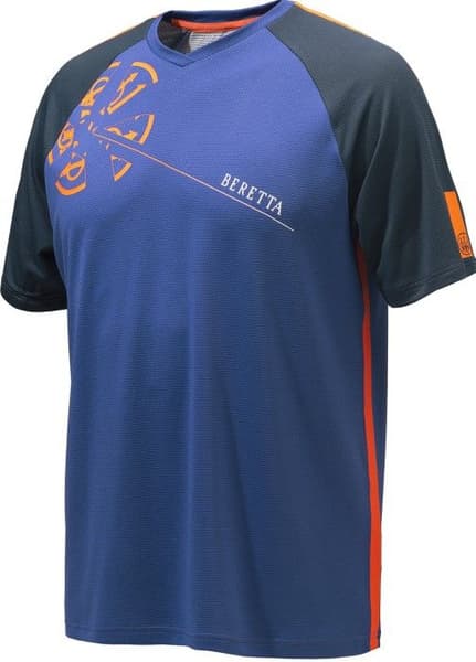 Bullseye t-paita, sininen, view: 0