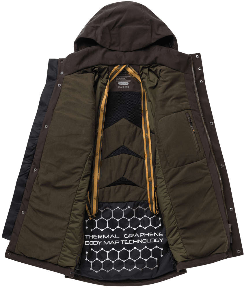Bakhold Thermo Jacket metsästystakki, Brown Bark, view: 3