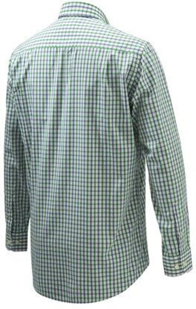 Wood Button Down Shirt Green & Purple Check, view: 1