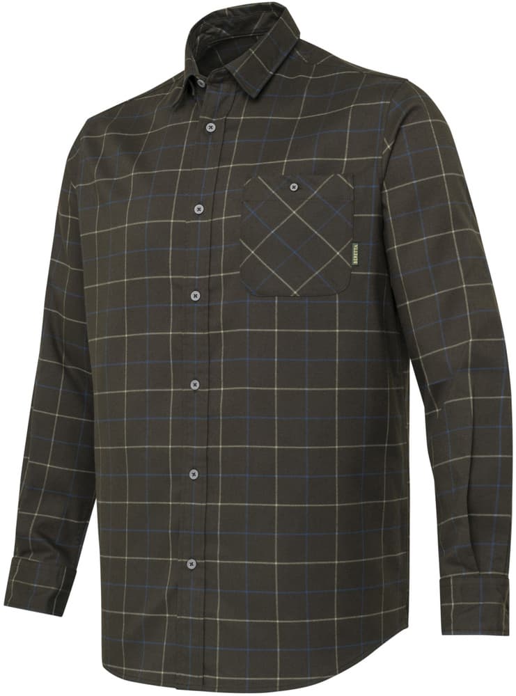 Jargo Stretch Shirt paita, Bark & Sage Check, view: 0
