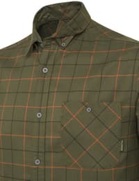 Jargo Stretch Shirt paita, Green Pumpkin Check - view: 2