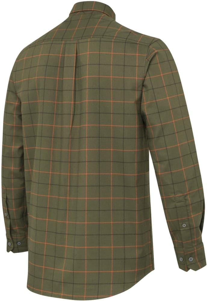Jargo Stretch Shirt paita, Green Pumpkin Check, view: 1