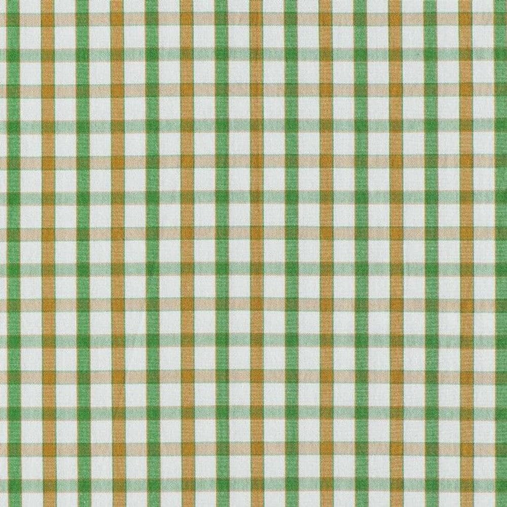 Wood Plain Collar Shirt Green & Haselnut Check, view: 2