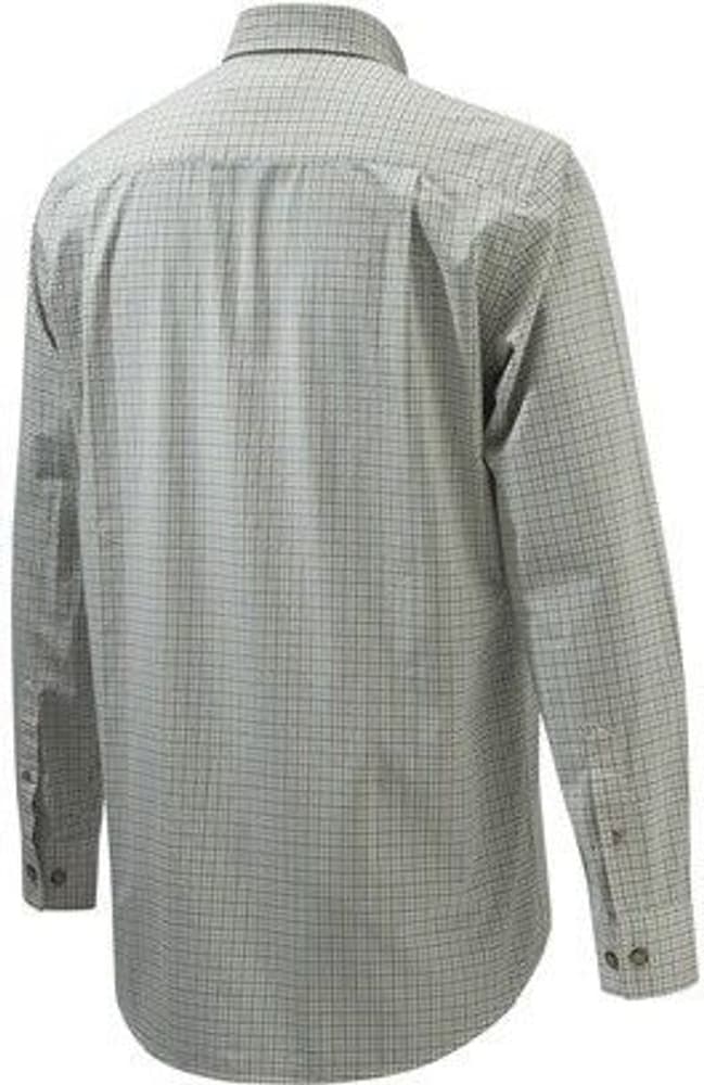 Wood Plain Collar Shirt Green & Haselnut Check, view: 1