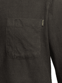 Wood Pied de Poule Shirt paita, Green Moss - view: 2