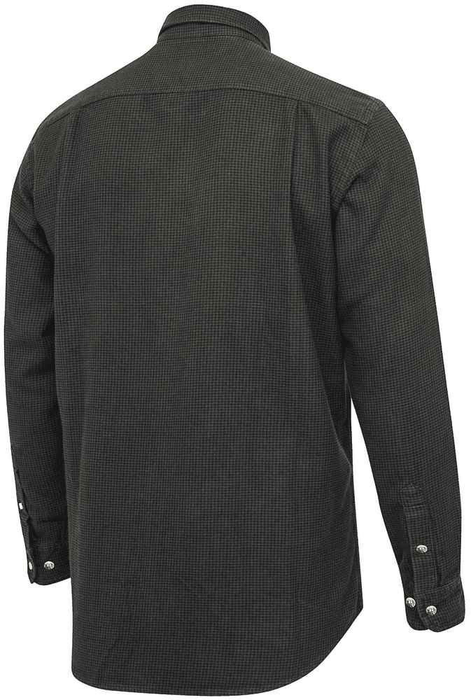 Wood Pied de Poule Shirt paita, Green Moss, view: 1