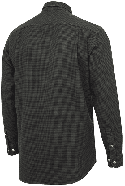 Wood Pied de Poule Shirt paita, Green Moss, productDetailPage.view: 1