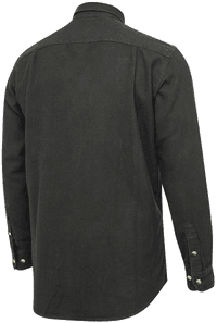 Wood Pied de Poule Shirt paita, Green Moss - view: 1