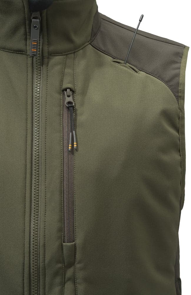 Butte Softshell Vest metsästysliivi, Moss & Brown Bark, view: 2