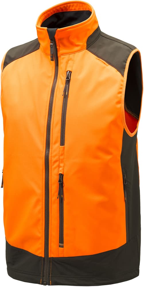 Butte Softshell Vest metsästysliivi, Orange & Brown Bark, view: 0