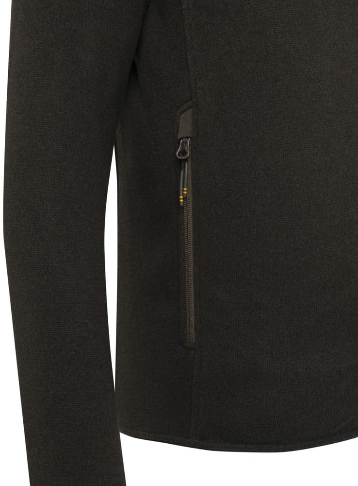 Abisko Full Zip Fleece fleecetakki, Brown Bark, view: 5