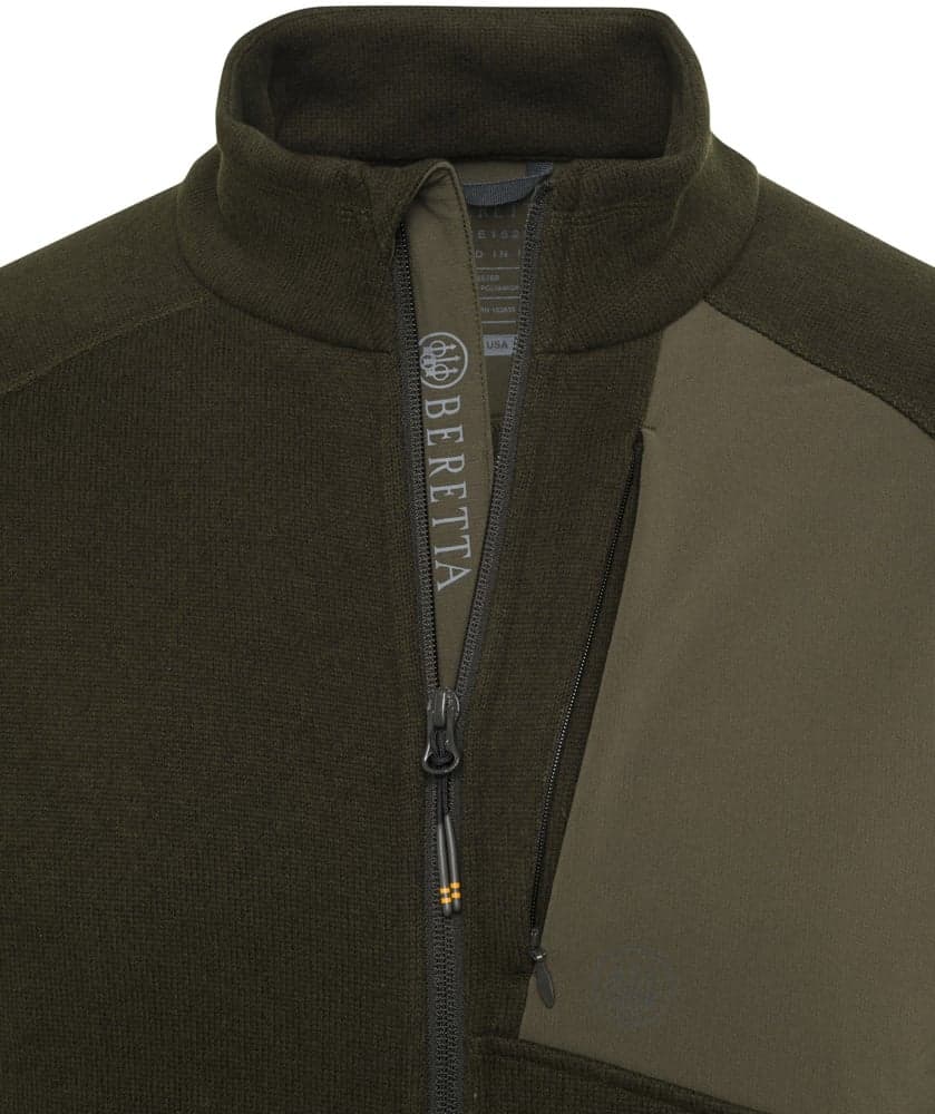 Abisko Full Zip Fleece fleecetakki, Green Moss, view: 2