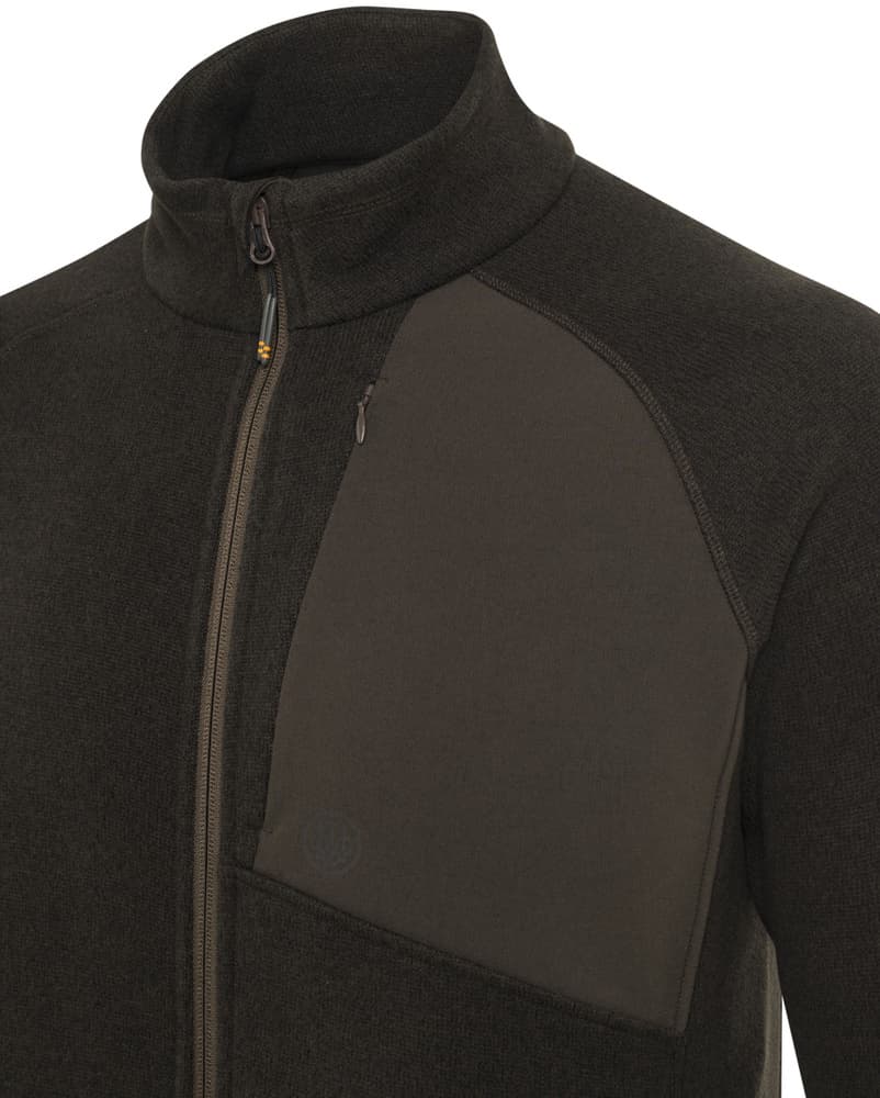 Abisko Full Zip Fleece fleecetakki, Brown Bark, view: 3