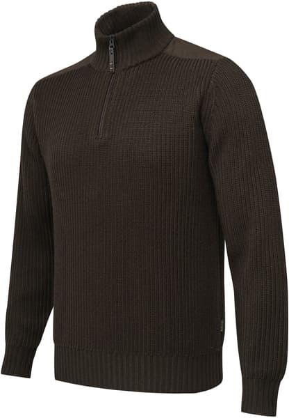 Dover Half Zip Tech Sweater pusero, ruskea, view: 0