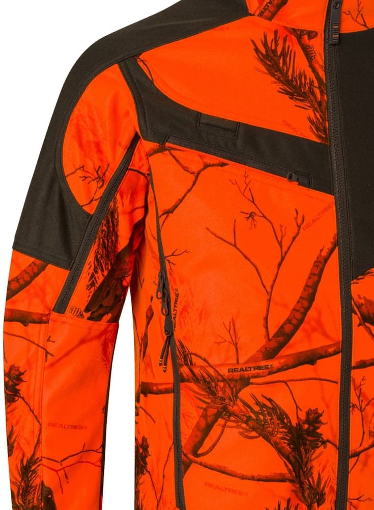 Matajur Windblock Jacket metsästystakki, Realtree Ap Camo Hd Orange, view: 4