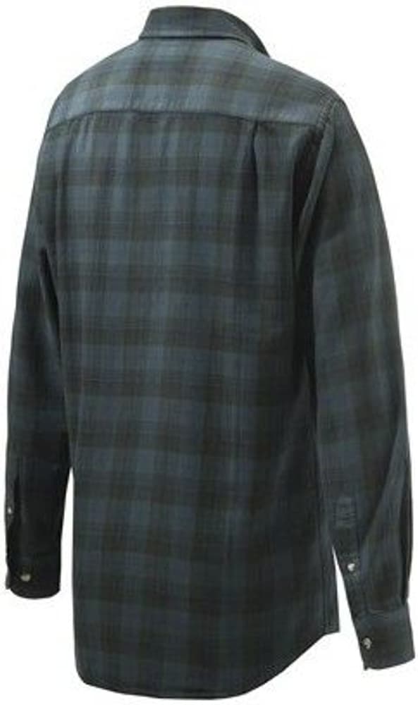 Wood Flannel Button Down Shirt kauluspaita, Beige & Green Overdyed Bark, view: 1