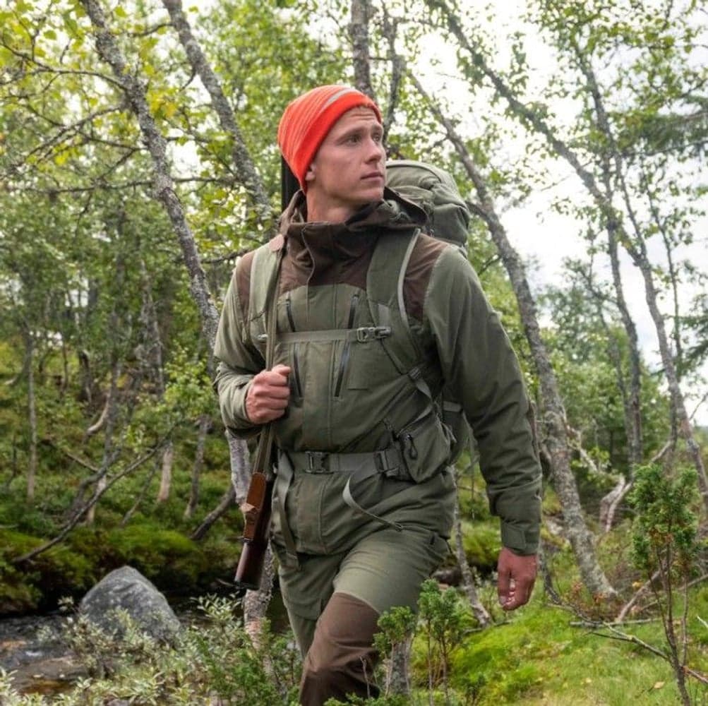 Bergans Hogna V2 2L metsästystakki, tummanvihreä/ruskea, view: 3