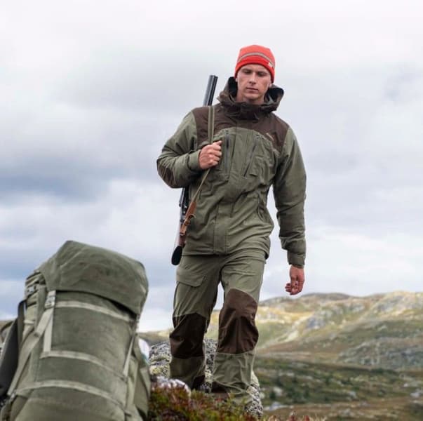 Bergans Hogna V2 2L metsästystakki, tummanvihreä/ruskea, view: 4